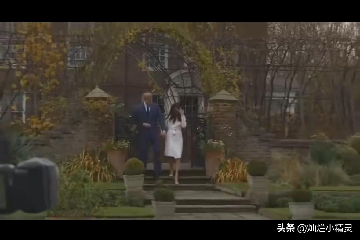 看﻿！梅根在前往订婚照拍摄现场时，快步走在哈里前面，你觉得她这么急切，是因为深陷