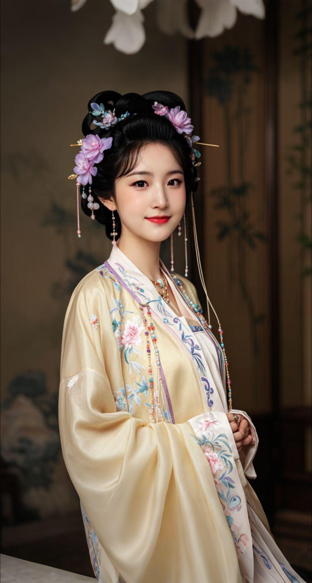 AI扩图 AI李玉湖古风韵