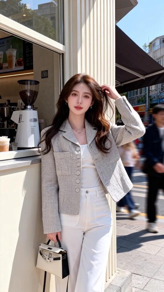 今日穿搭 chic风 韩风穿搭 温柔穿搭 韩剧女主穿搭