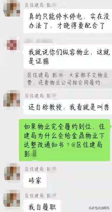 副局长业主群骂人，事后才后悔，早就不该失控啊！
湘潭雨湖区住建局副局长彭某，在业