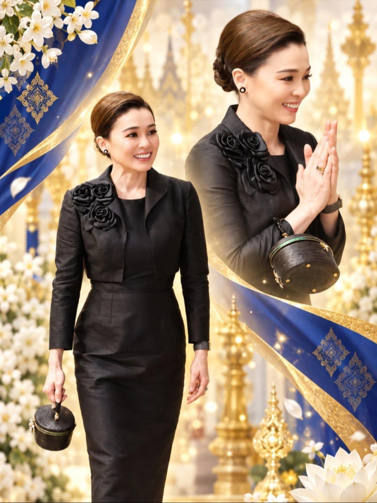 苏提达是六边形王后，美貌是最不起眼的优点
苏提达王后真的太优雅了！双手合十微笑祈