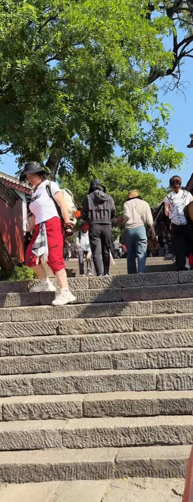 登泰山，启晨光
 破晓时分，携一身清宁奔赴泰山，以步履叩响崭新的清晨。
 微凉山