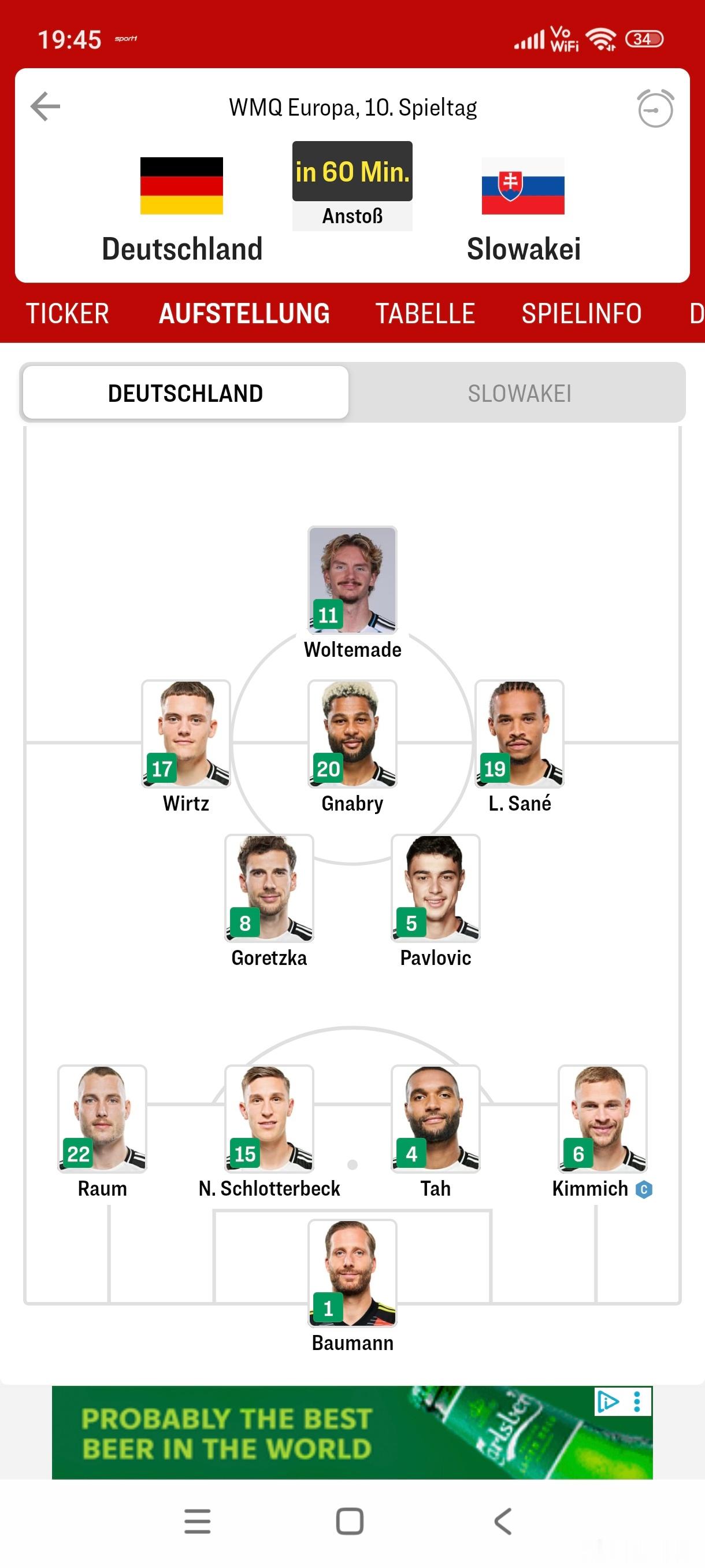 首发：五个拜仁球员，一个前拜仁球员，三个拜仁绯闻球员！