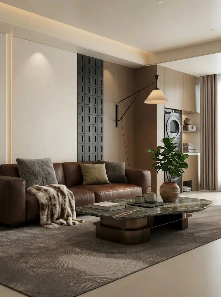 成都金牛131㎡意式极简，木质底色与奢雅生活的温柔邂逅 ✨  这套坐落...