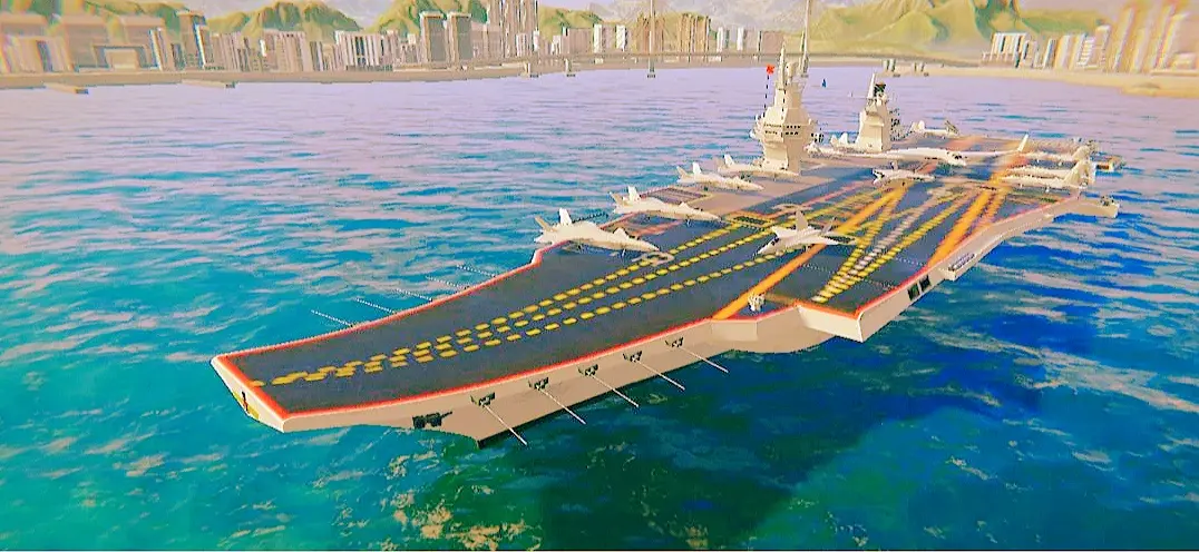 23000型双舰岛滑越航空母舰，代号:暴风雨 9万~10万t俄罗斯🇷🇺熊大