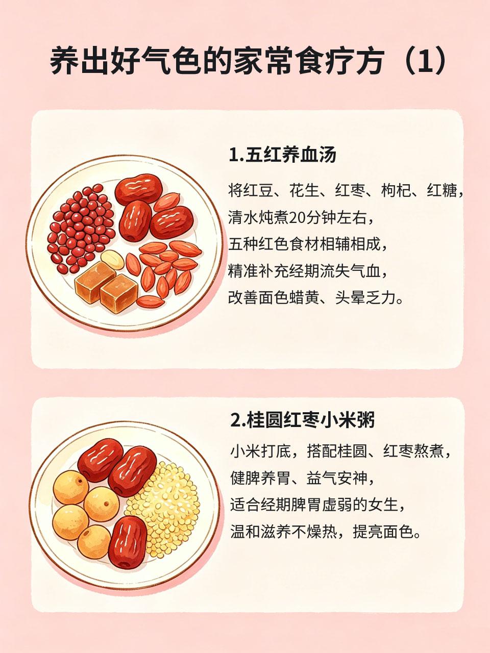 经期脸色蜡黄？4个食疗方，喝出红润好气色
很多女生经期后都会脸色蜡黄、暗沉无光，