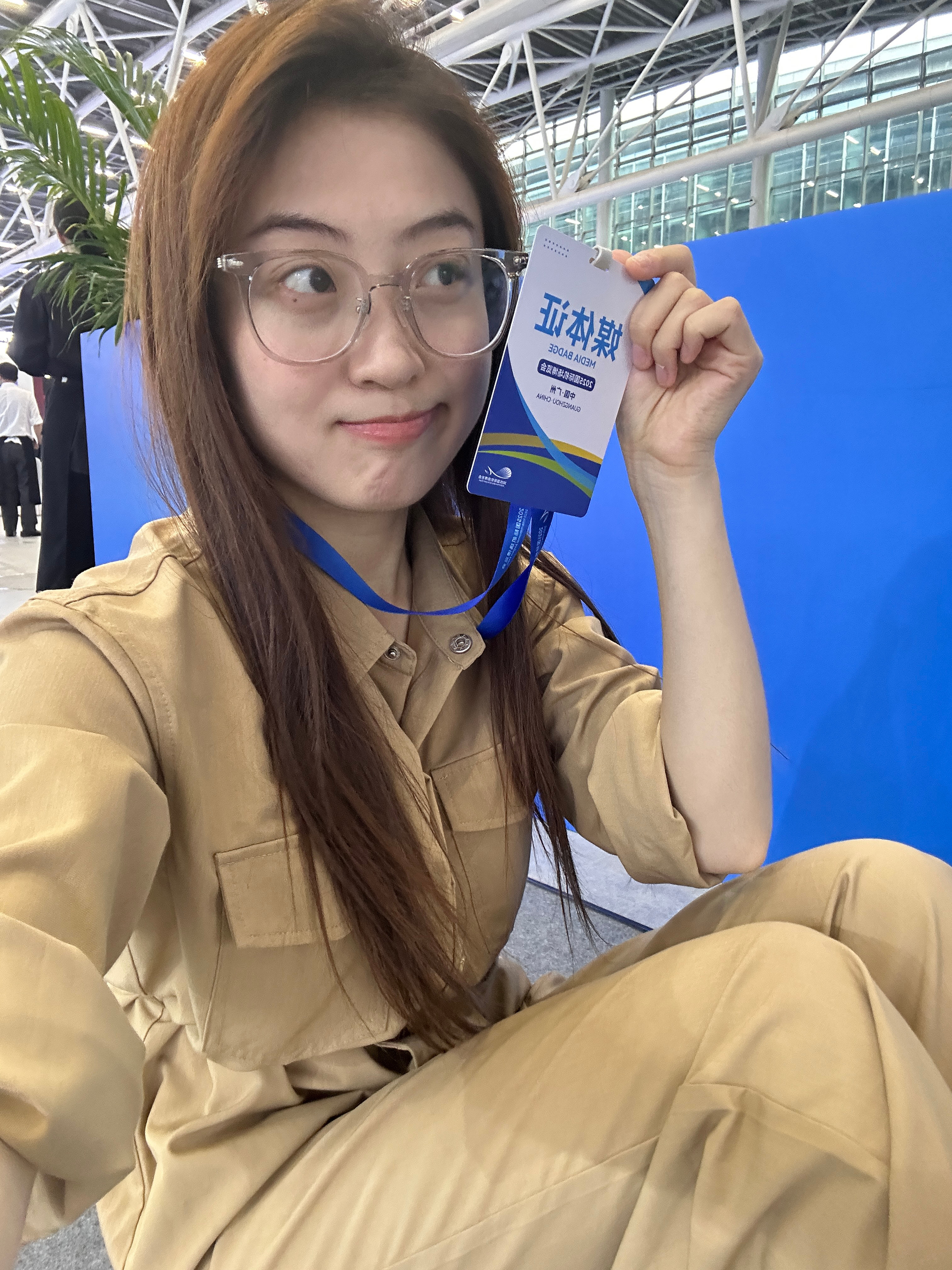 好开心好开心！再来琶洲[哇]每次来广交会展馆都要走断腿[怒]  ​​​