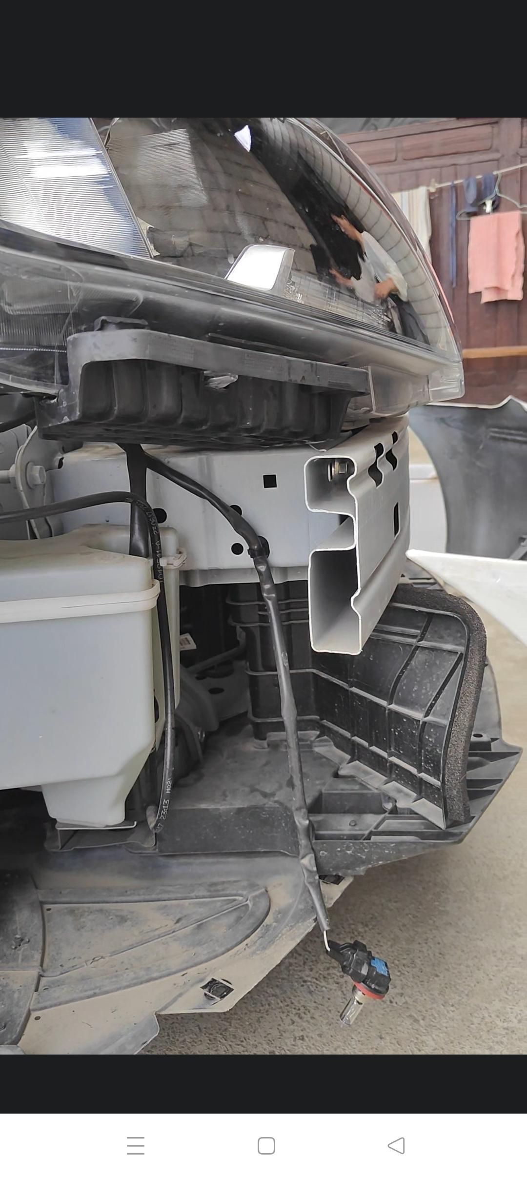 轩逸经典前防撞梁能削苹果了