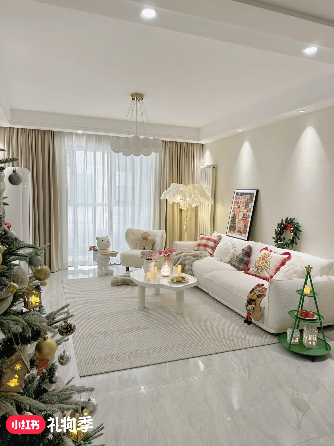🎄圣诞的这股风，还是吹到了我的奶油小家🏠