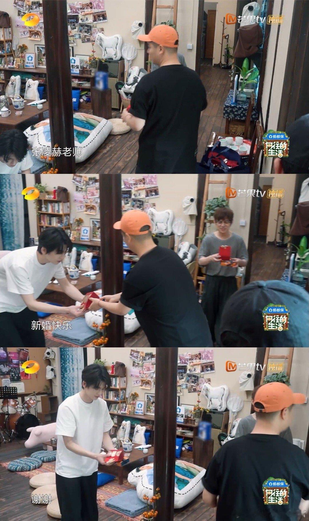 蘑菇屋秒变婚礼现场！马頔带着喜糖惊喜登场，把新婚的喜悦传递给每个人。那份藏不住的