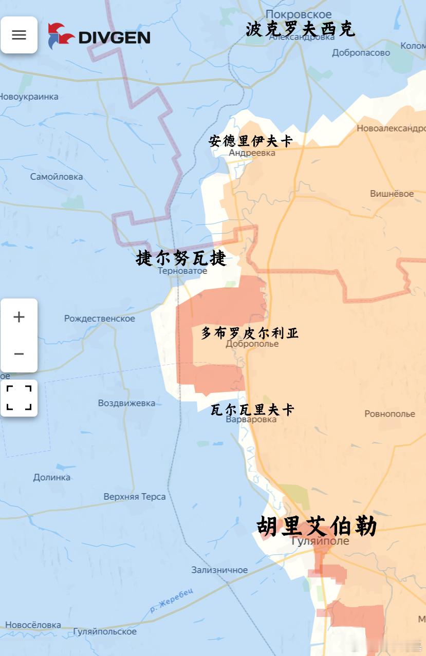 箭头社更新整体盖丘尔河防线情况来源：DIVGEN 🚩 Карта СВО俄乌局