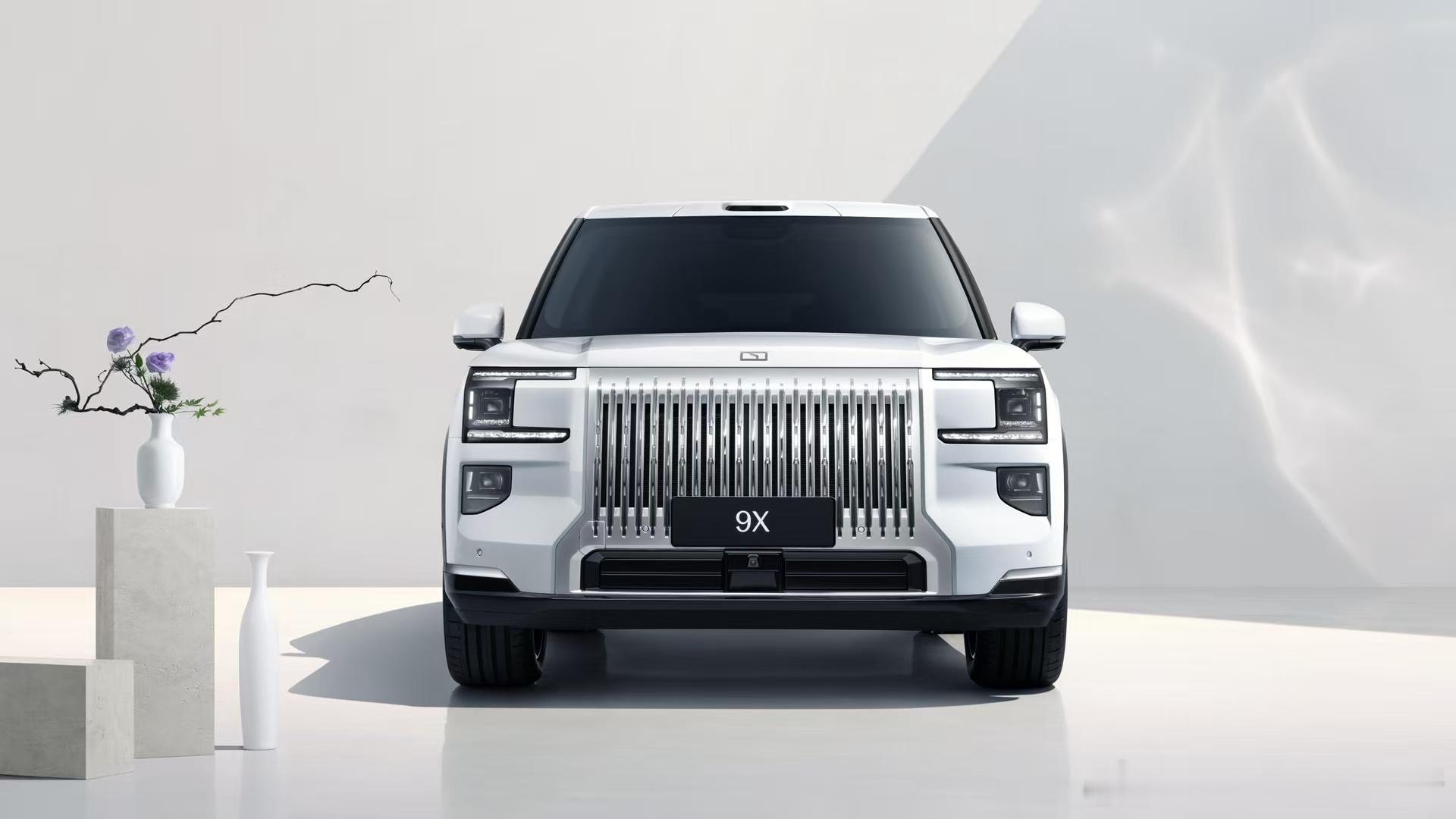 极氪9X 「极昼白」车色，气场和时尚感拉满了[666]  等看实车[坏笑]倨能聊