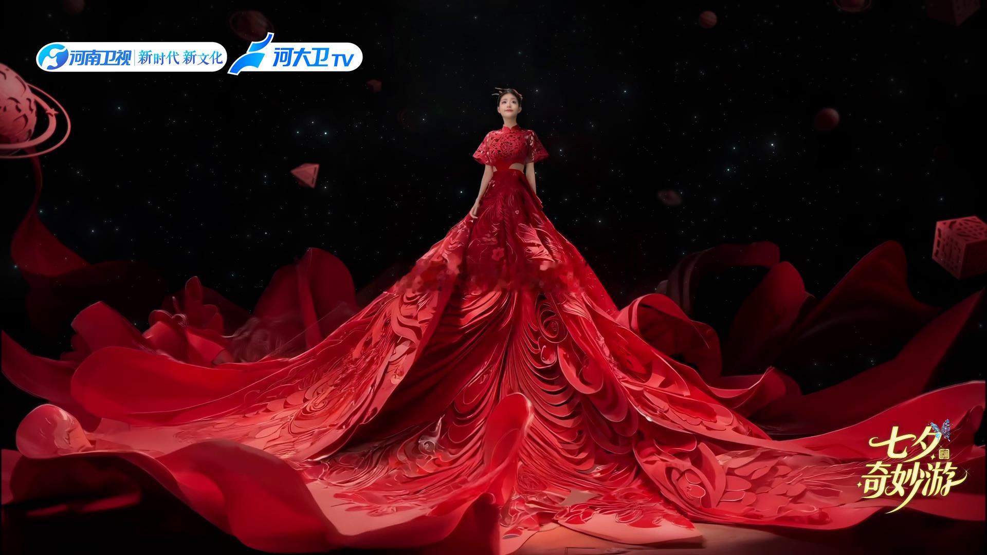 中国红版星际穿越七夕奇妙游影舞芳华 《七夕奇妙游》之《影舞芳华》，恰似一场中国红