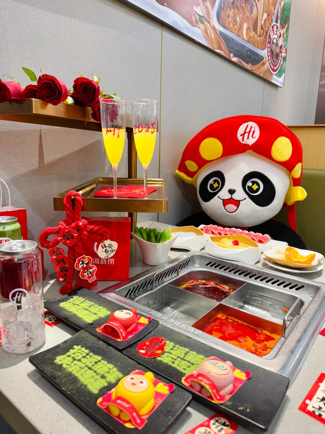 在海底捞预制新年照片‼附调色参数