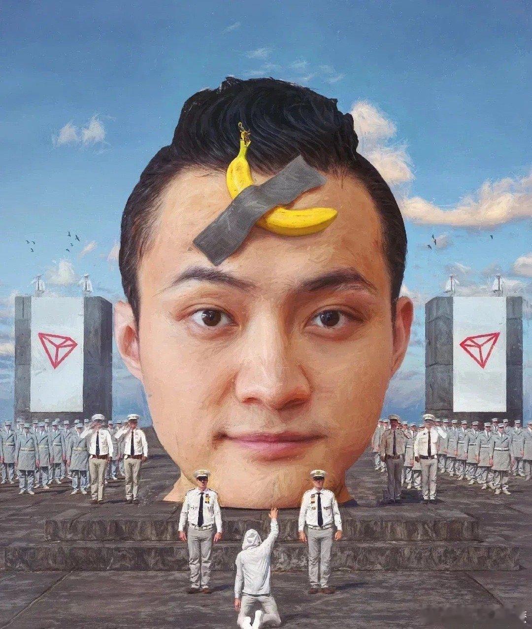 孙宇晨聪明着呢，他哪里是想把几千万的香蕉绑在spcae x上，他是想把自己绑在马