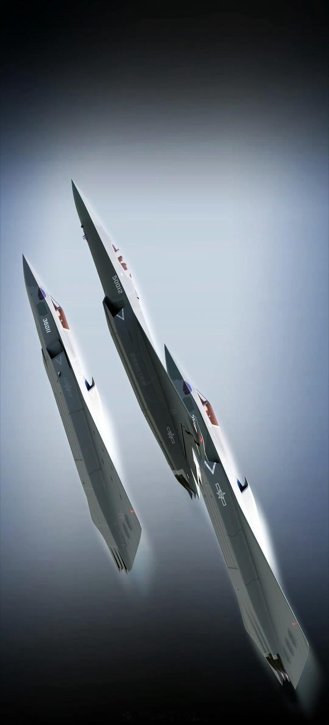 这是大佬做的南六CG美图！真是科幻感满满，看来南天门计划应该是真的。中国两款六代