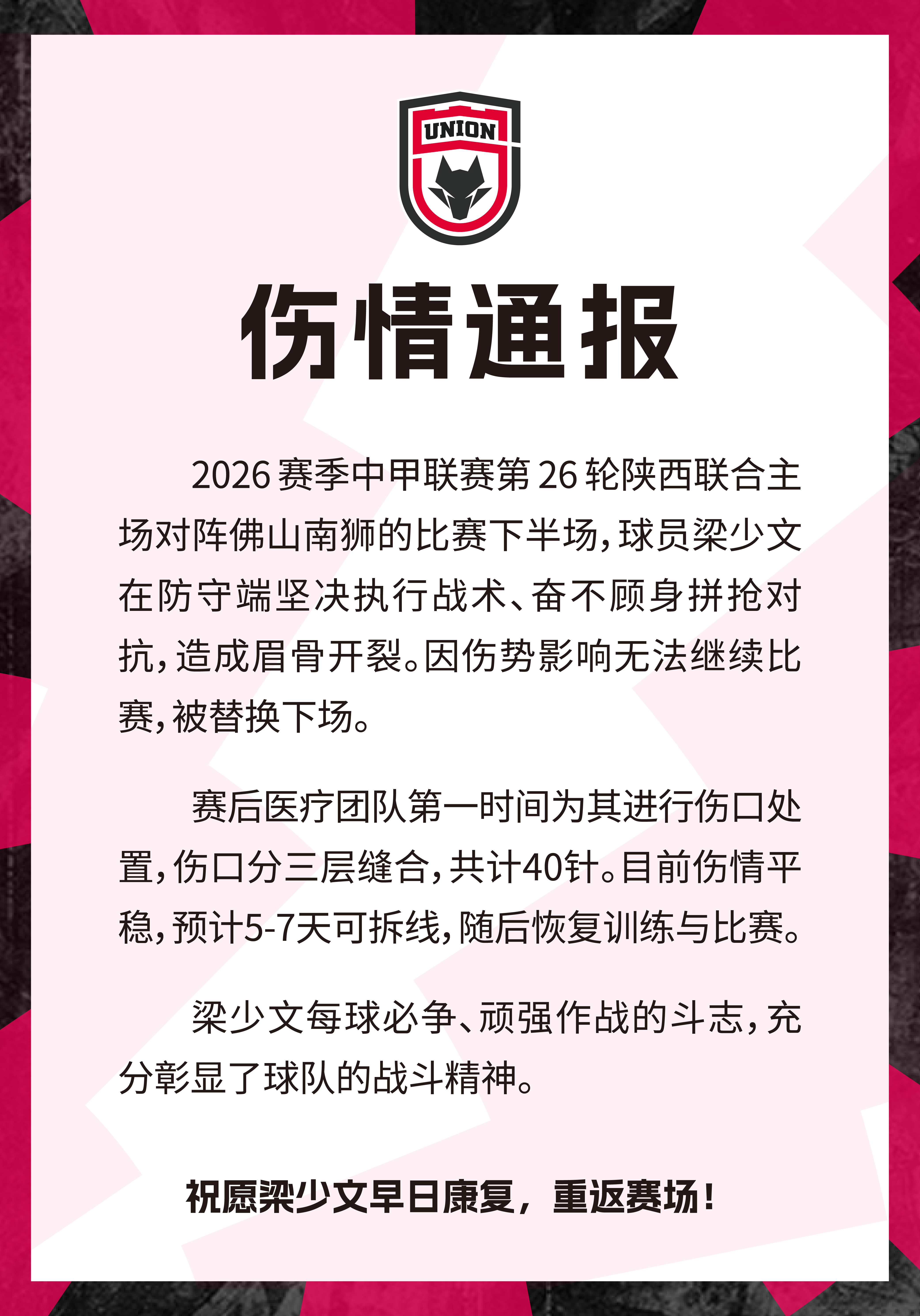 伤情通报陕西联合[超话] ​​​