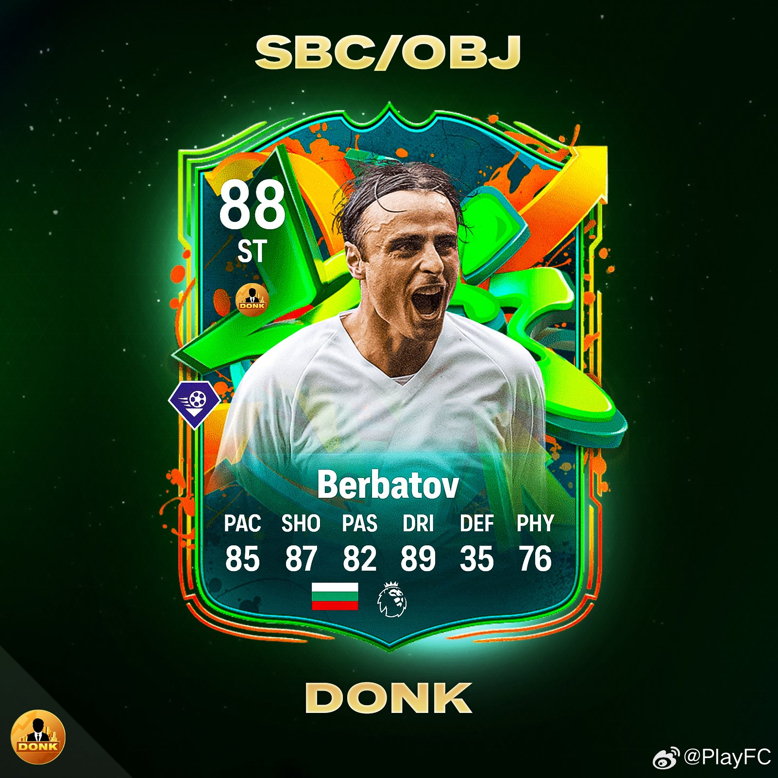 美丽足球贝尔巴托夫的正式数据。FC26