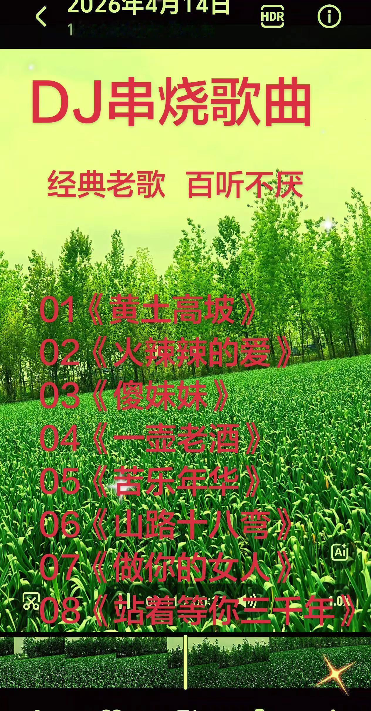 经典老歌怀旧金曲。百听不厌黄土高坡火辣辣的爱傻妹妹一壶老酒苦乐年华山路十八弯做你