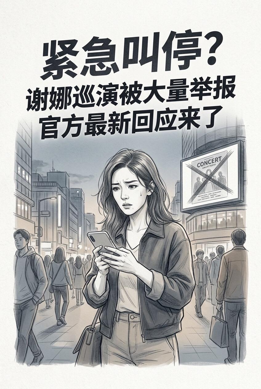 紧急叫停？谢娜巡演被大量举报，官方最新回。应来了