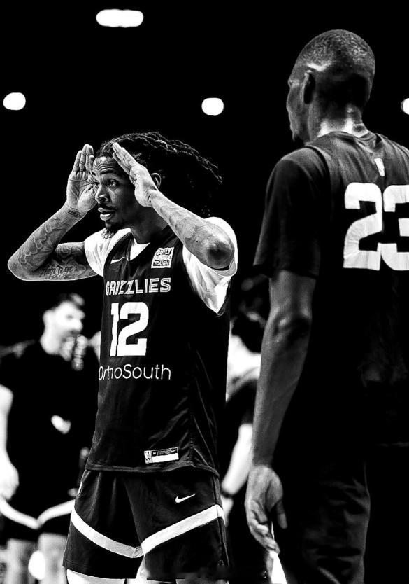 明天九点灰熊将迎战后吹杨时代的老鹰，期待莫兰特能连续上佳表现！莫兰特老鹰VS灰熊