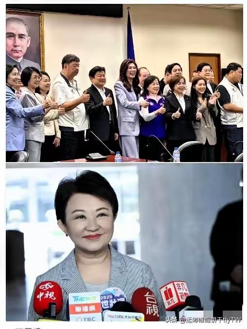 真是“没有对比就没有伤害”，就拿今天国民党主席郑丽文访问大陆，杨琼缨不仅专程前去