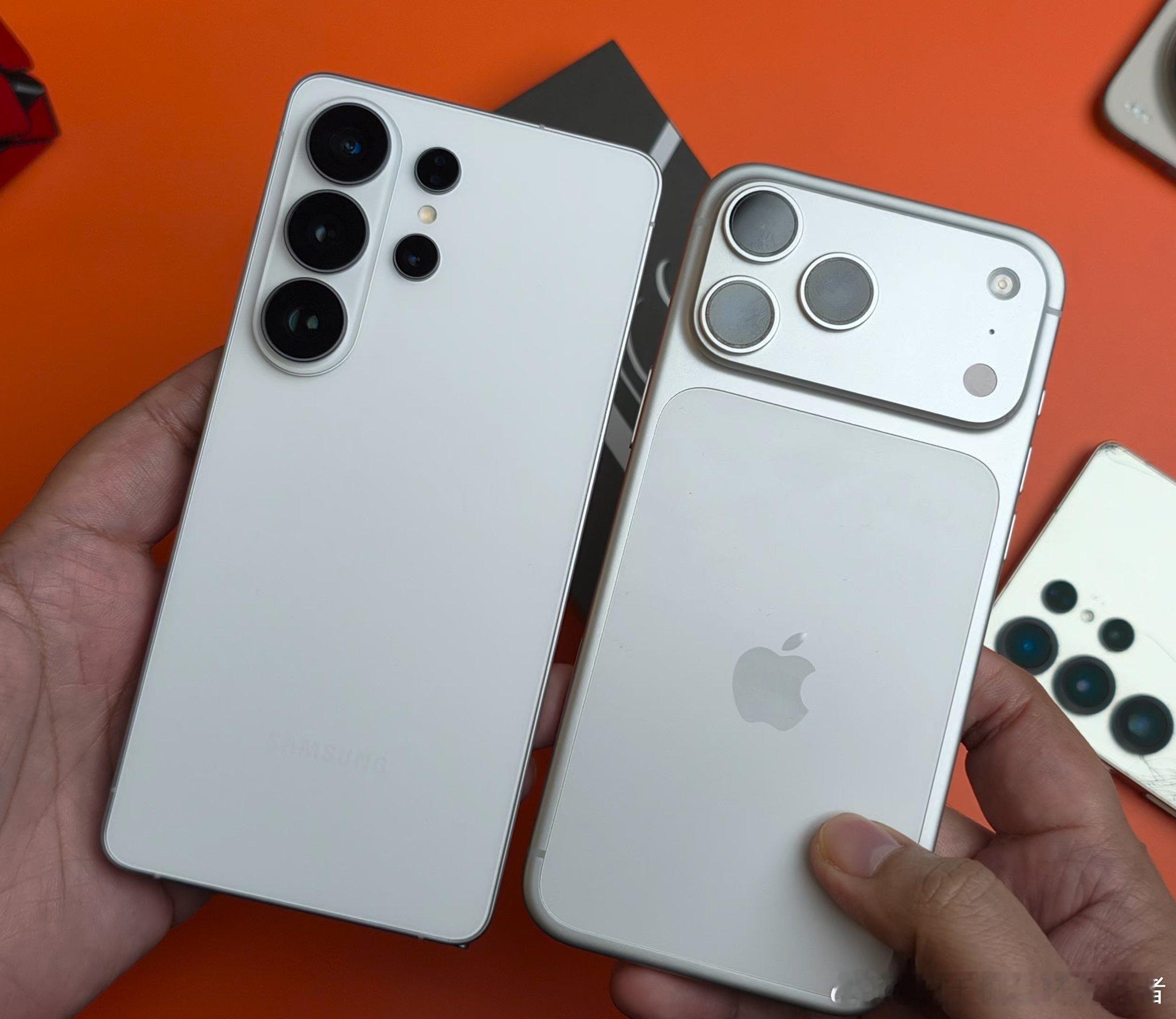 三星Galaxy S26 Ultra和iPhone17 Pro Max，全球两家