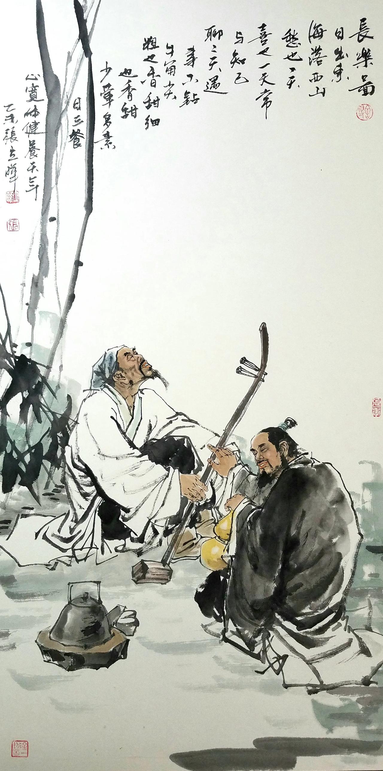 上联：丝管茶酒民先乐
下联：[玫瑰]

网络图片/诚谢侵删