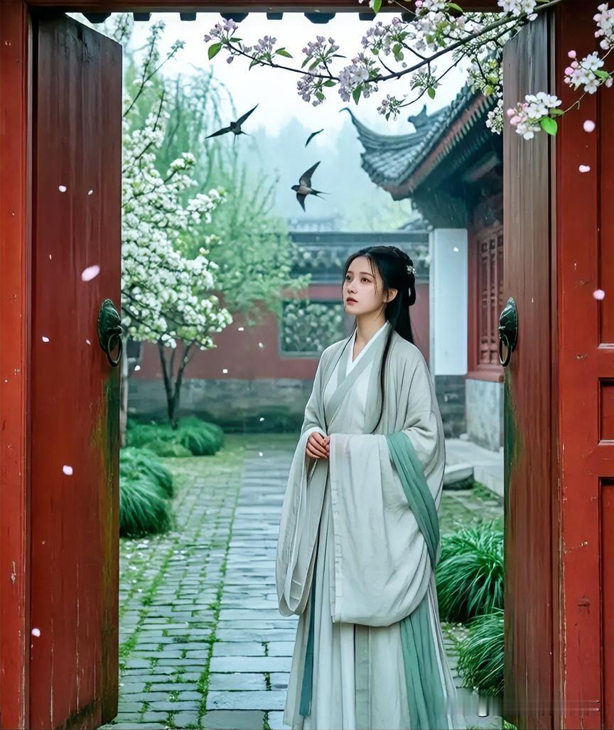 下联：阶前草绿恨绵绵
上联：有请雅士[玫瑰][玫瑰][玫瑰]