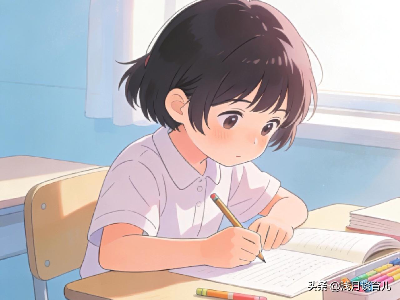 家有一年级娃，坐不住、爱走神，
抠橡皮、玩铅笔，一说就委屈，不说又着急。
 
真