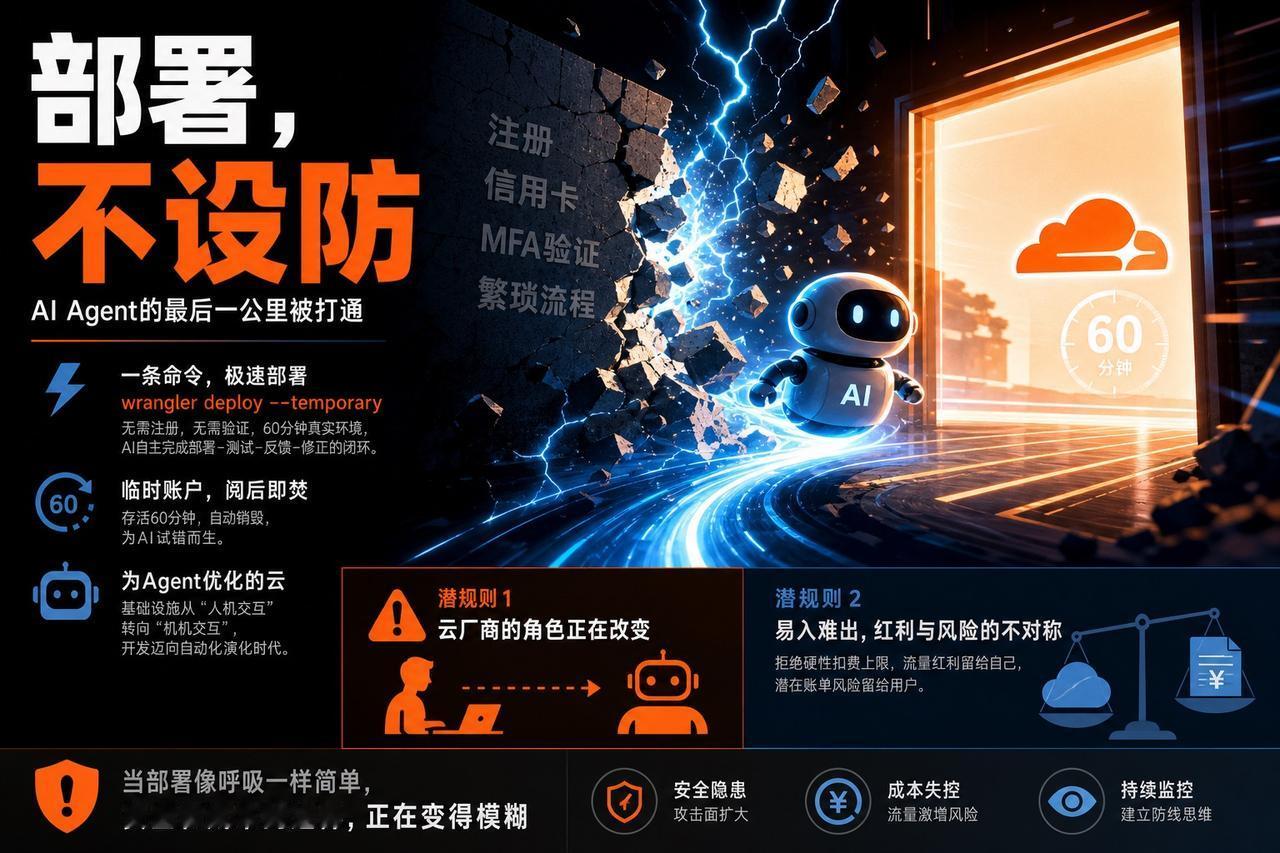【Cloudflare的新大招：给AI代理开“临时绿灯”】

现在的AI Age