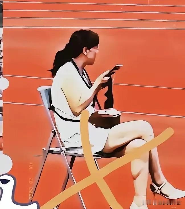 这个女子，就因为升国旗时坐着看手机，被公司开除，并宣布“永不录用”。
还真是第一