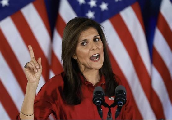 美国印度裔政客，美国前驻联合国大使妮基·黑利北京时间12月18日叫嚣道：“中国共