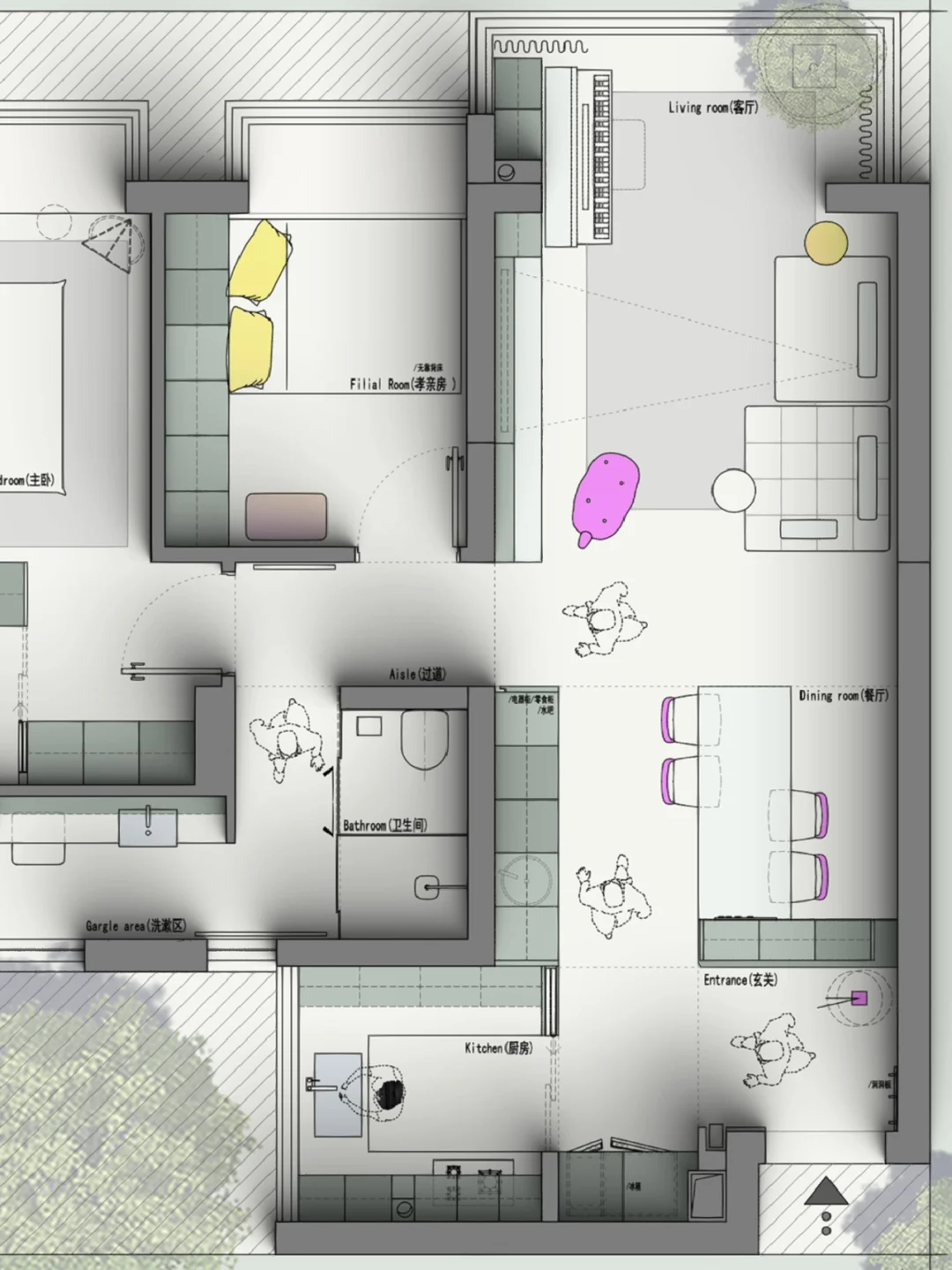 户型优化第12期｜小户型三分离可以这样做｜