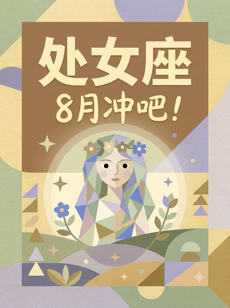 8月处女座，告别过去，大胆重启！。参考太阳+上升