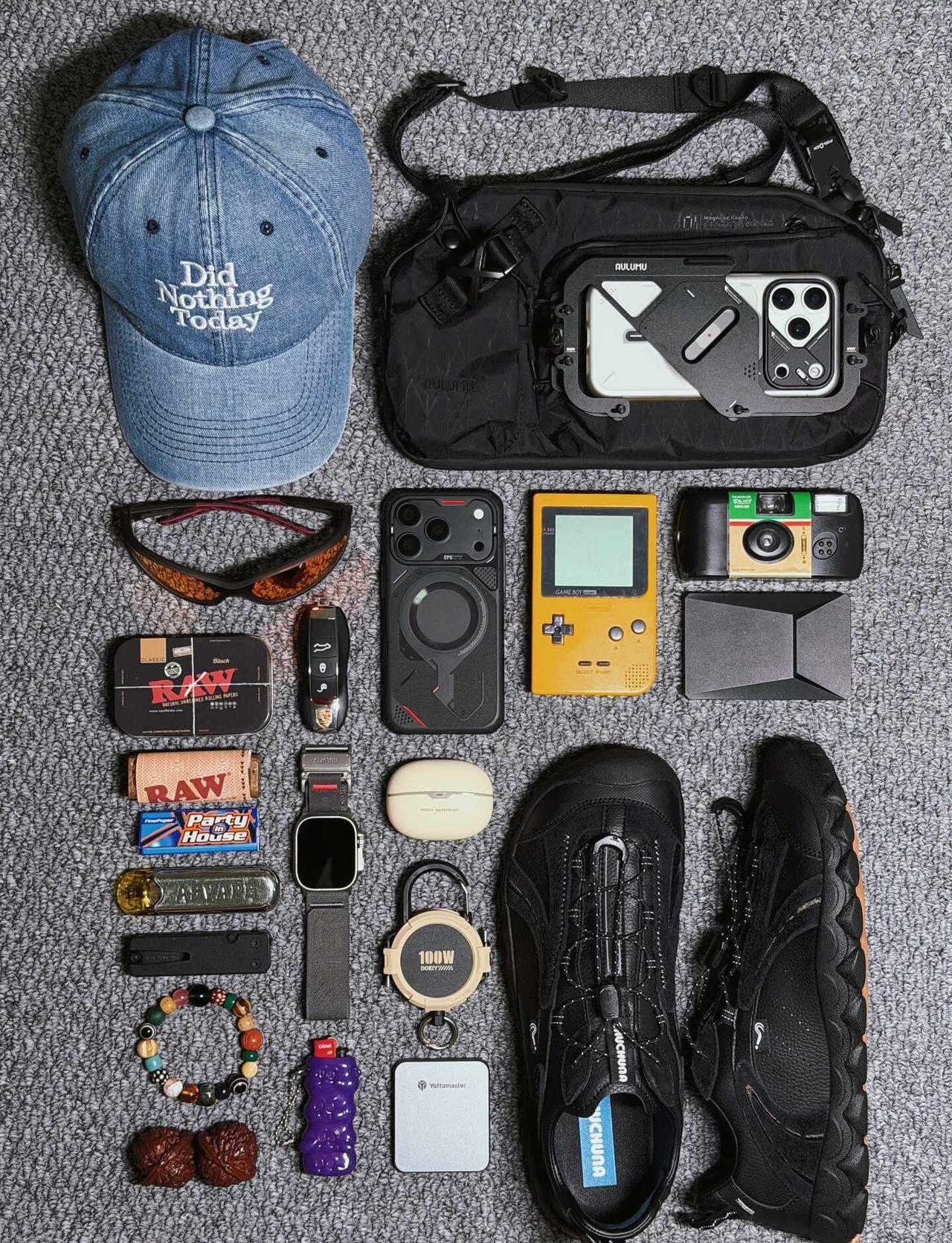 翻包日记edc | 男生通勤包里的秘密装备
Every Day Carry!
W