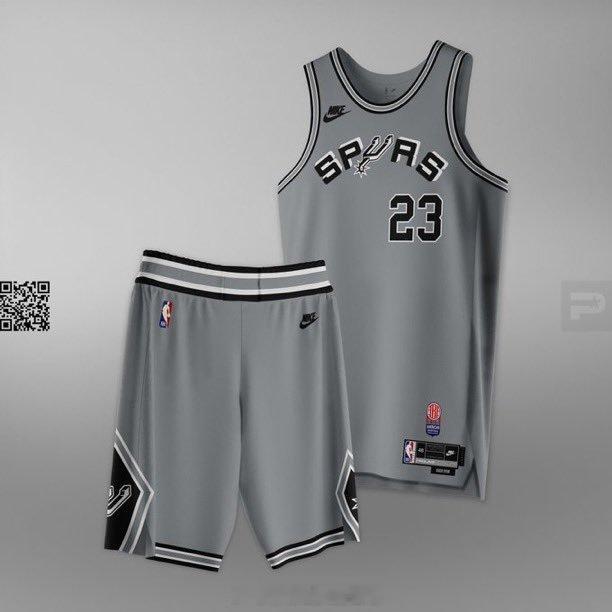 据ProLine Mockups称，篮网、掘金、步行者和马刺预计将在下赛季首次推