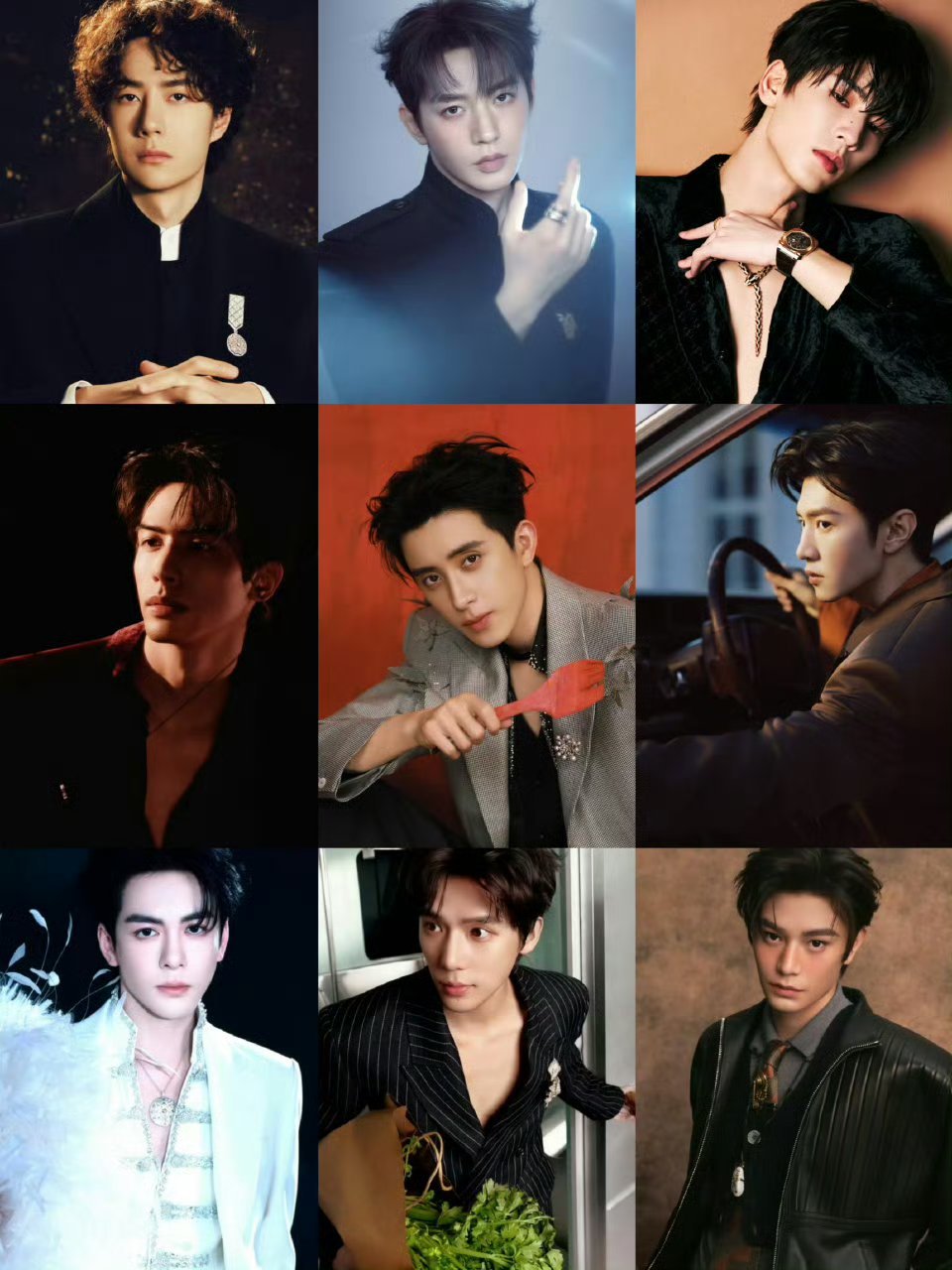 微博之夜当红95生品鉴王一博 邓为 张凌赫 宋威龙 敖瑞鹏 陈哲远 曾舜晞 王安