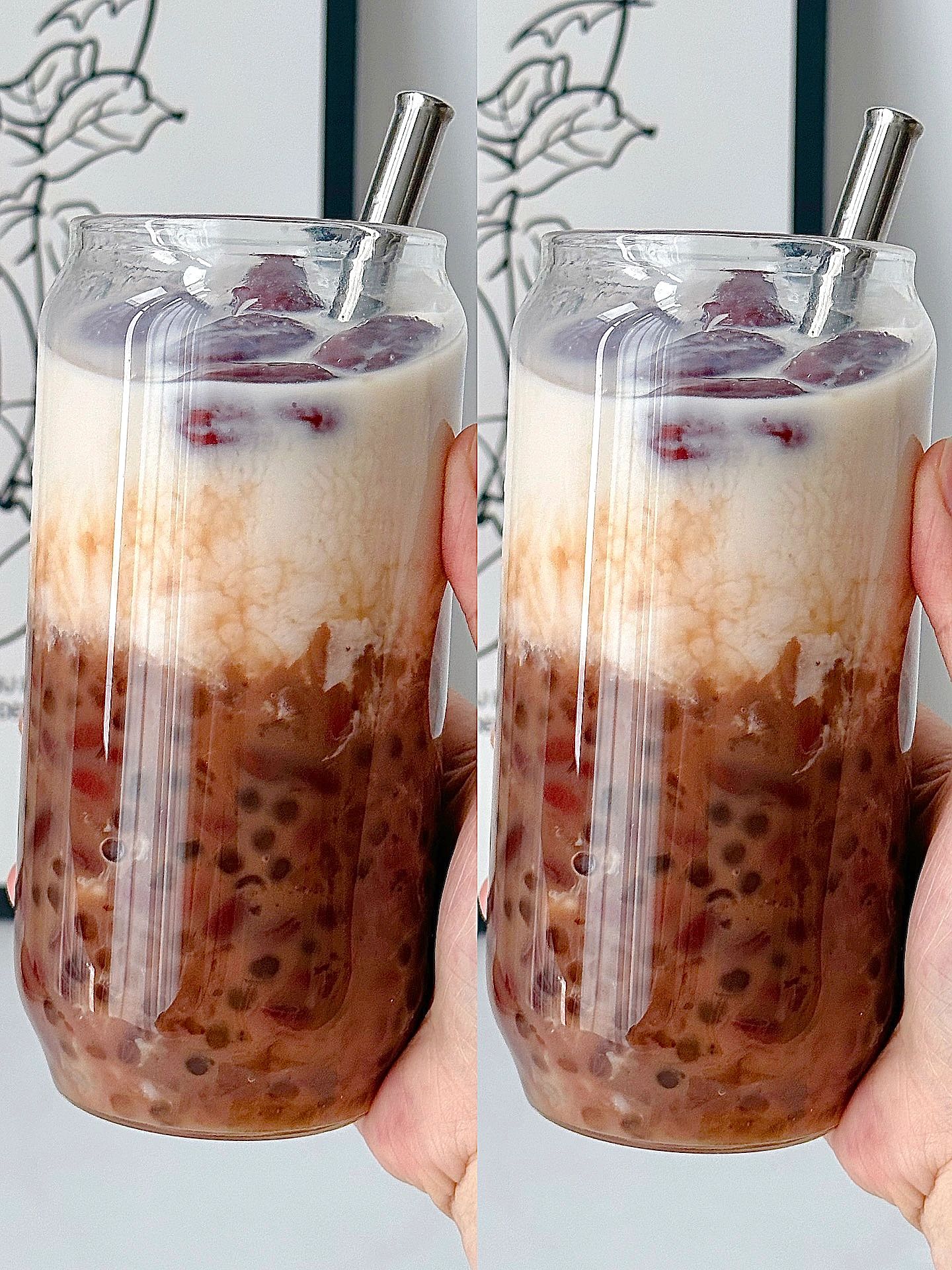 同事都以为我在喝奶茶！哈哈😃…卷S她们！！！