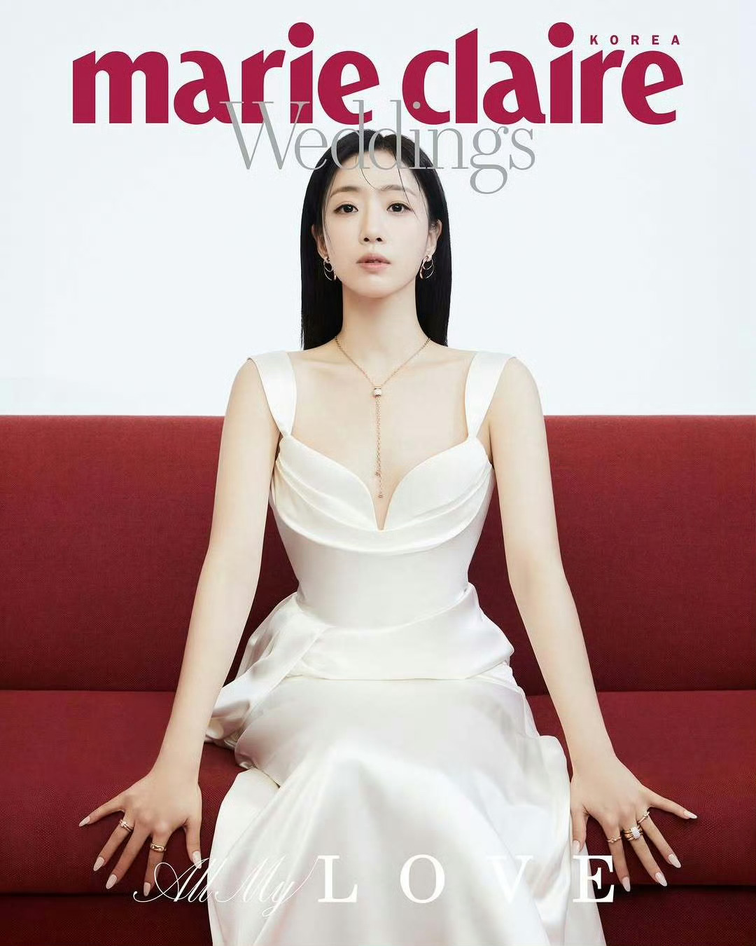 咸恩静  x  Marie Claire Korea Weddings Febr