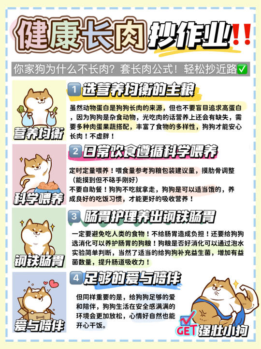 接肉肉‼️细狗长肉套公式！轻松抄近道