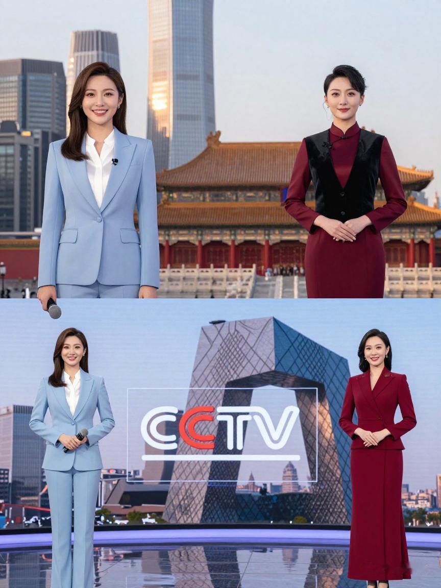 马凡舒与龙洋：央视双姝，美各千秋

在央视的璀璨星河中，马凡舒与龙洋如两颗耀眼的