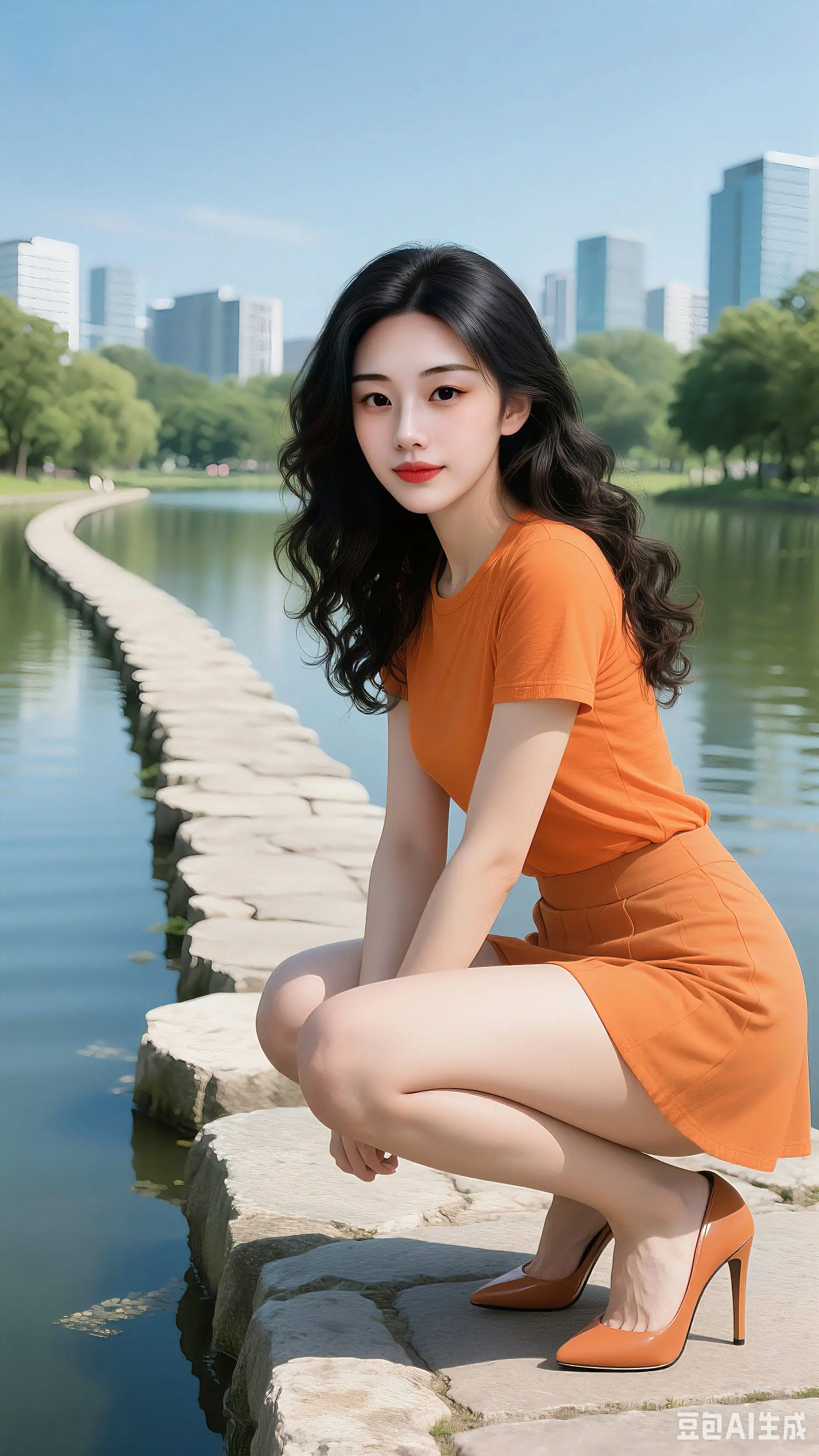 橘子味的夏天，和不期而遇的温柔✨ 湖畔微风，自带明媚滤镜