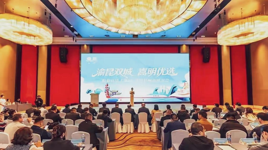 🔥火爆出圈！嵩明惊艳亮相重庆，2.5小时高铁直达滇中宝藏地
3月12日，“渝昆