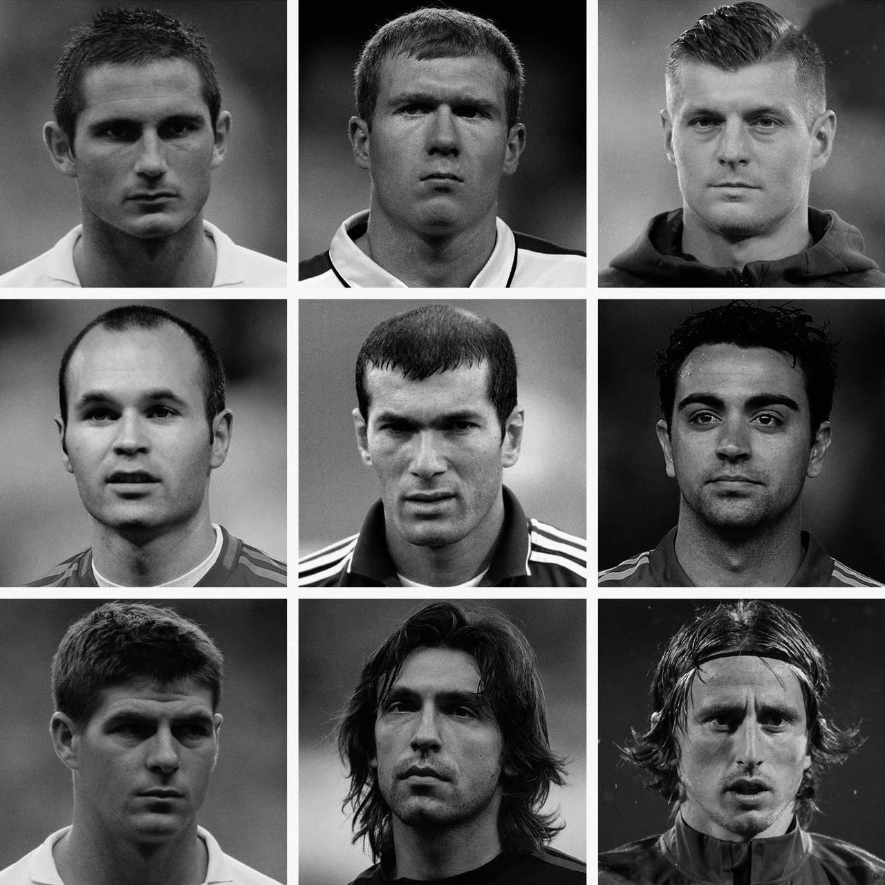 九宫格中的C位该是谁？谁就是你心中的最强中场！[what]齐达内是独档的单打王，