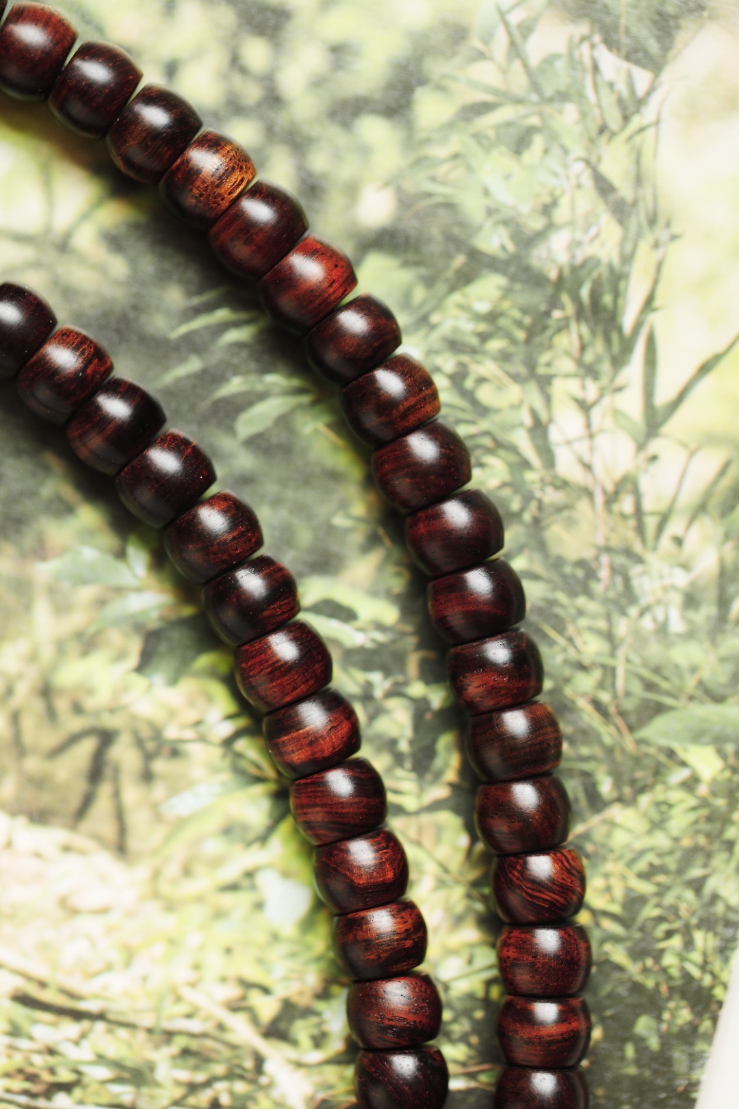 海黄 原创【灵芸】7x9mm 108颗原创搭配设计，高贵风雅，色泽深褐，降香味清