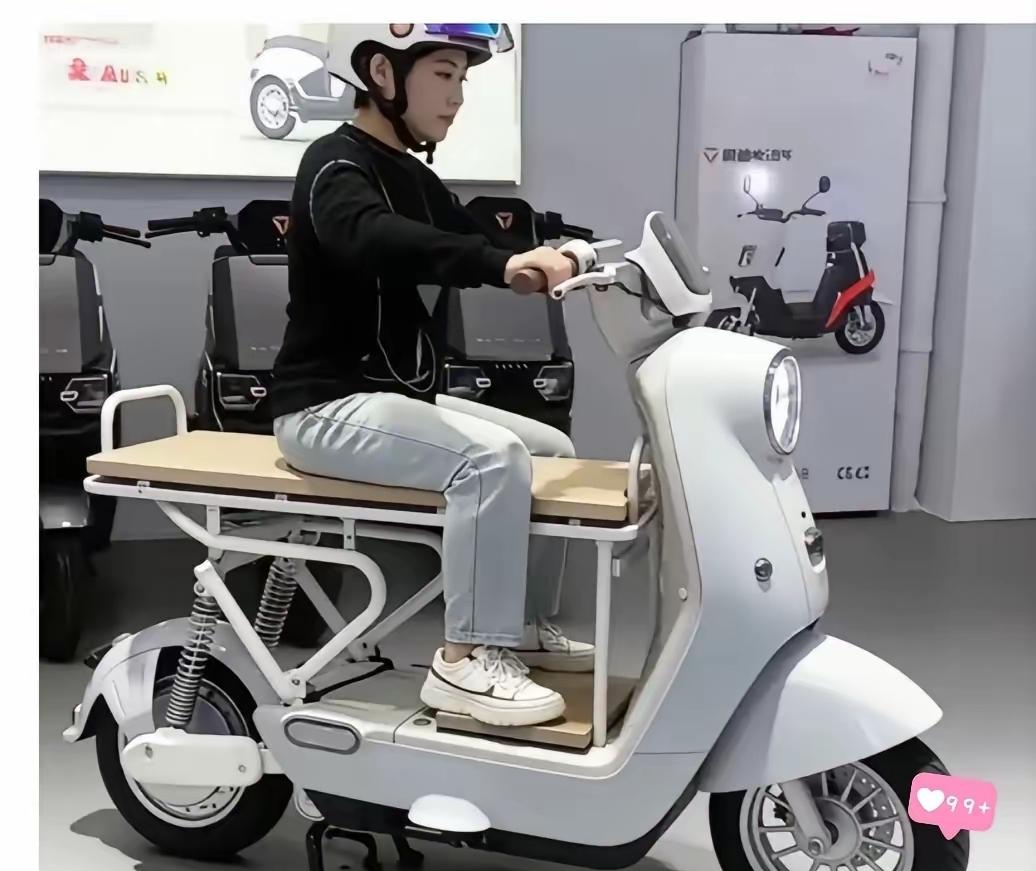 这才是真正的
上有政策下有对策啊!

新国标电动车刚全面落地
，网友们的“带娃改