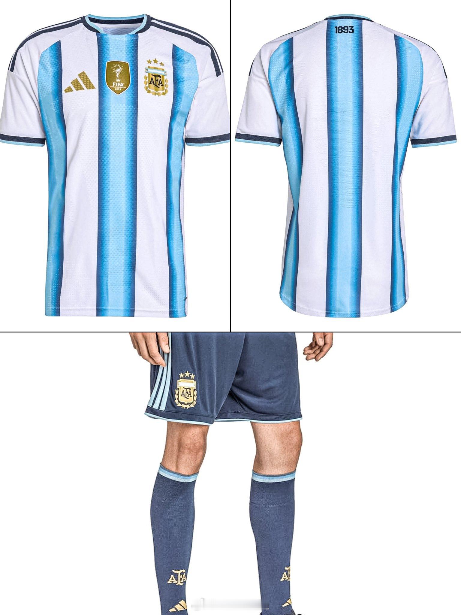 🚨🇦🇷 这将是阿根廷国家队在 2026 年世界杯的主场球衣。你喜欢吗？ ​