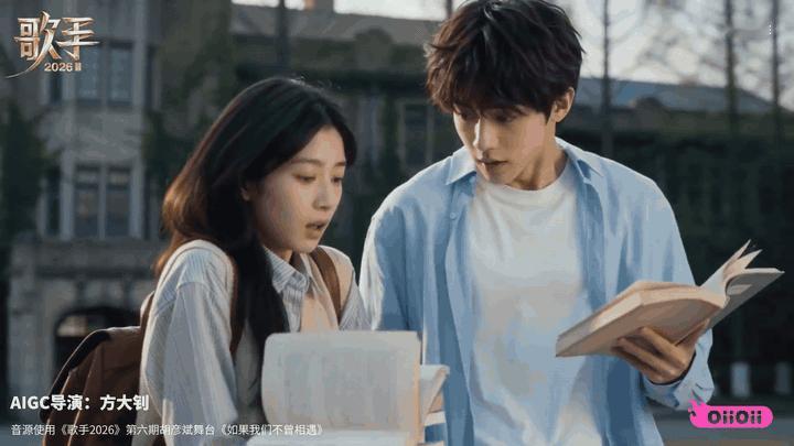 AI用胡彦斌的歌做了部青春剧AI开始卷内娱二创了歌手2026温柔又不舍的唱腔，搭
