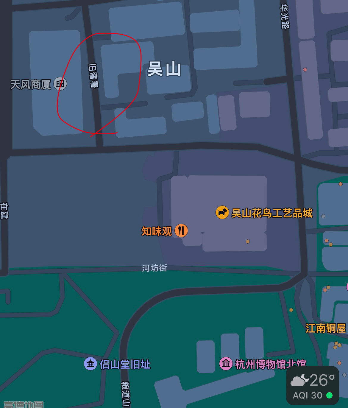 才知道杭州博物馆北面有一条巷子叫“旧藩署”，清代布政使司衙门所在地，门前有百狮池